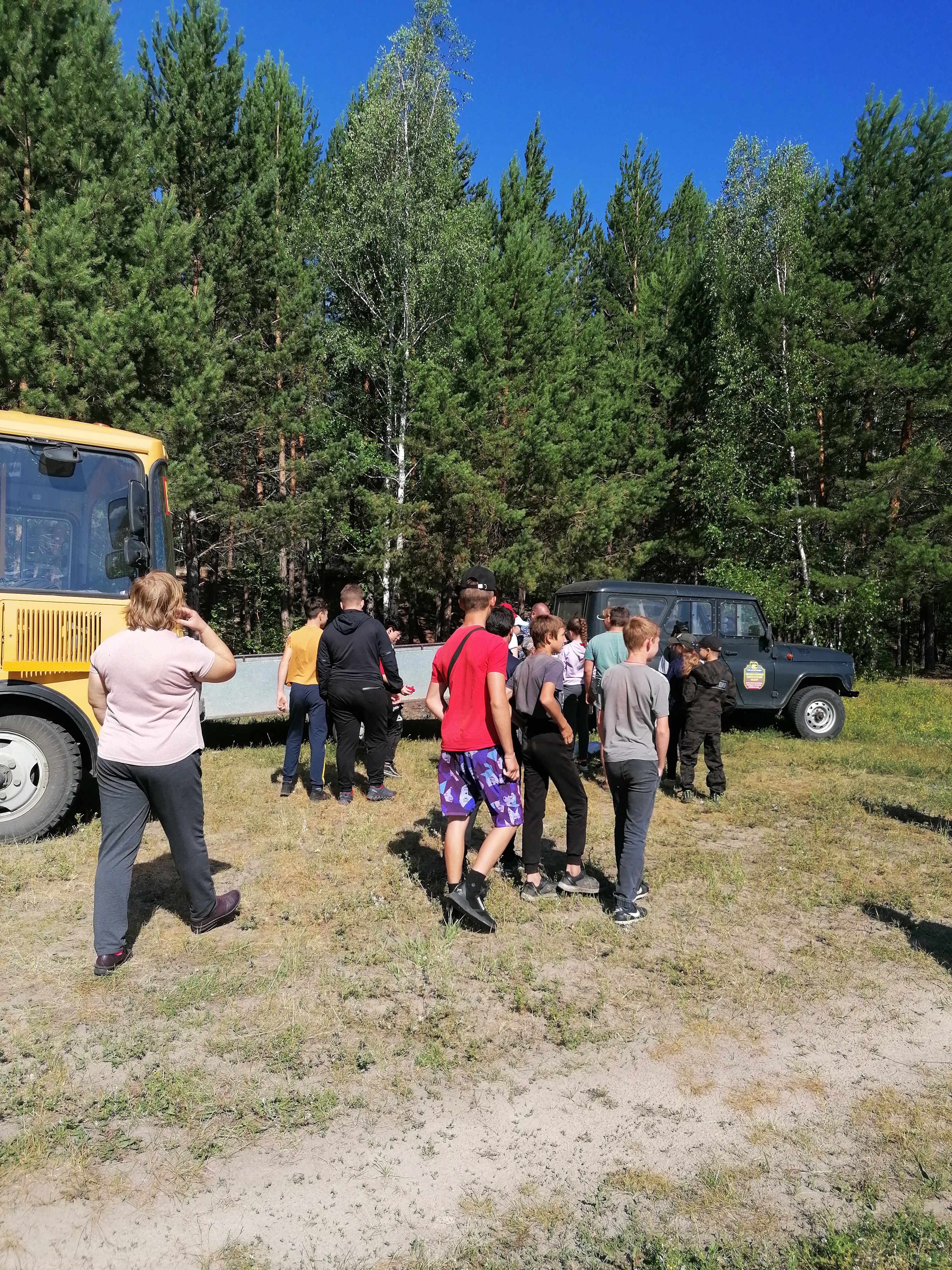 В заказнике.